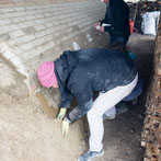 Kigbeare Kiln Project - Pete and Svend
